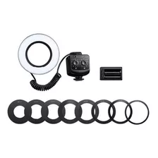 Anel De Luz Led Ring72 Para Fotografia Macro Cor Godox Da Estrutura: Preto