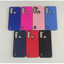 Funda Reforzada + Vidrio 9h Para Motorola G8 Power Lite 