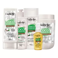 Kit Dabelle Hair Vegano Capilar Coco Poderoso Hidratação C/5