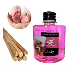 Aromatizador Perfume Ambiente Difusor Aroma Baby Rosa 270 Ml