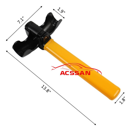 Candado Bastn Hammer Antirobo + Volante S40 2001 Foto 4