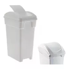 Lixeira 5 Litros Cesto Plástico Lixo Com Tampa Vai Vem