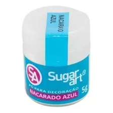 Pó Para Decoração 5g - Nacarado Azul Sugar Art