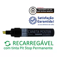 Caneta Poster Recarregável Permanente Uv Ponta 8k - Brasinks