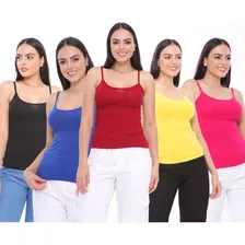 Regatas Femininas Kit Com 3 Peças Básicas 