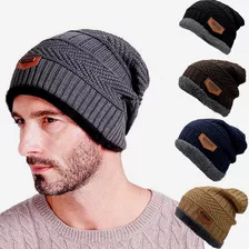 Touca Gorro Boina Masculina Adulto De Lã Forrada Frio