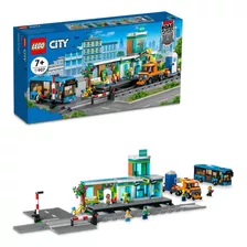 Kit City 60335 Estação De Trem 907 Peças Lego