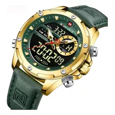 Reloj De Pulsera Digital Impermeable Naviforce Para Hombre