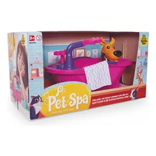 Figura Com Acessórios - Pet Spa - Banheirinha - Samba Toys
