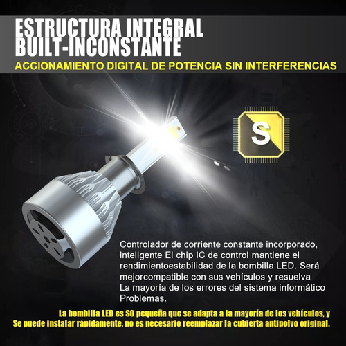 Delanteros Luces Led H1 H7 H11 Para 2015-2019 Renault Logan Foto 4