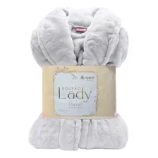 Roupão Plus Size Feminino Lady Plush Gg Manga Longa Appel