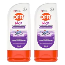 Kit Com 2 Loção Repelente Off Kids 200ml - Contra Dengue