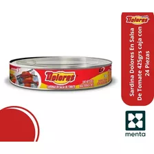 Sardina Dolores En Salsa De Tomate 425grs Caja 24 Piezas