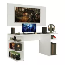 Mueble Escritorio Gamer Madesa Y Panel De Tv 50