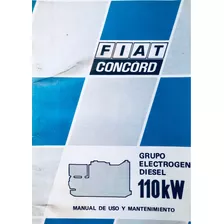 Manual De Taller Grupo Electrógeno Fiat 110kw