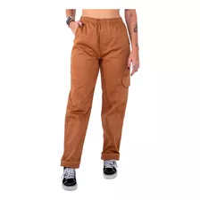 Calça Skatista Cargo Com Bolso Lateral E Cordão Na Cintura 