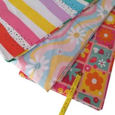 Tricoline Estampa Infantil 100% Algodão - 0,50 Cm X 1,50 Mt