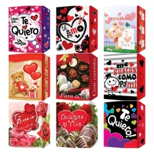 Bolsa 14 De Febrero Corazones Regalo Chica 6pzas Surtido