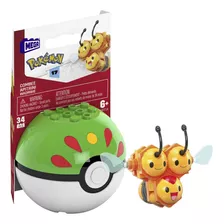 Pokemon Combee Pokebola Mega Construx Mattel - Hkt14