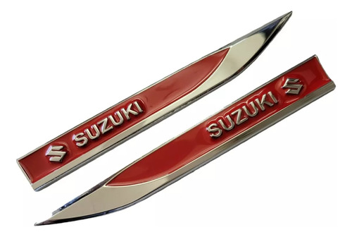 Emblemas Espadines Rojos Adheribles Suzuki Swift 2015 Foto 6