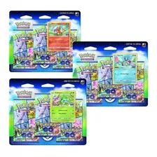 3 Blister Triplo Pokémon Go Bulbasaur Charmander Squirtle