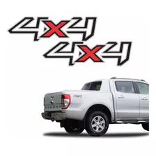 Par Emblema Adesivo 4x4 Ranger 2014 2015 2016 2017 2018 2019