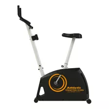 Bicicleta Ergométrica Athletic Magnetron 1040bv Vertical Cor Preto E Laranja