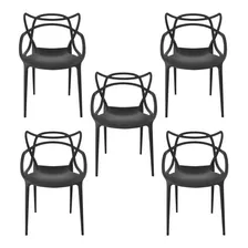 Kit 5 Cadeira De Jantar Jardim Allegra Top Chairs Promoção