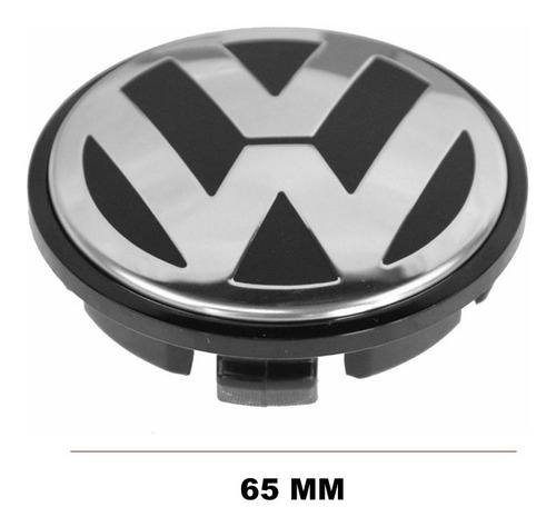 Kit 4 Centros De Rin Para Volkswagen Passat 2019-2020 65 Mm Foto 4