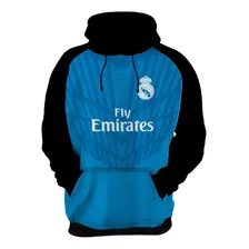 Blusa De Frio Personalizada Real Madrid Uefa Vini Malvadeza