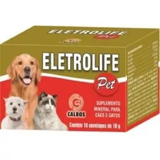 Eletrolife Pet Soro Hidratante Caes E Gatos 10x10gr