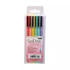 Le Pastel Pen Set Art Supplies, 6 Piezas, Multicolor