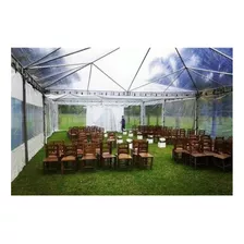 Tenda Piramidal 10x10 Metros Lona Cristal