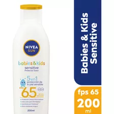 Protector Solar Nivea Babies & Kids Sensitive Fps 65 200 Ml