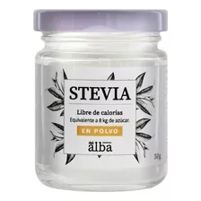 Stevia En Polvo 50gr Apícola Del Alba + Cuchara Dosificadora