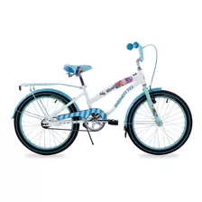 Bicicleta Acero Cross Giselle R20 1v Aqua Niña Benotto