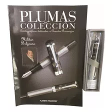 Plumas De Colección Militar Belgrano Con Revista