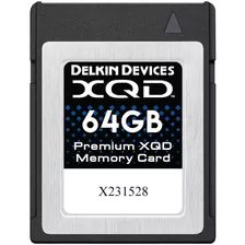 Delkin Devices 64gb Premium Xqd Memory Card
