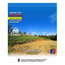 Vendo Proyecto De Solares En El Km 40, Villa Altagracia, Cerca Del Parador El Boricua, República Dominicana