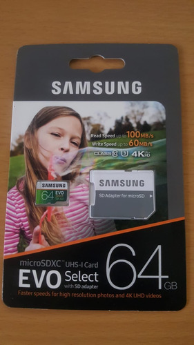 Memoria Micro Sd 64gb Samsung Evo
