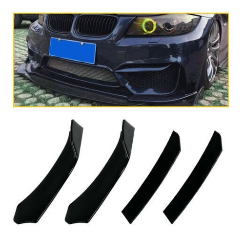 Universal Front Bumper Lip Body Kit Splitter Spoiler Lip  Mb Foto 7