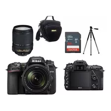 Nikon D7500 Lente 18-140mm Vr +bolsa+tripé+cartão 64gb C/ Nf
