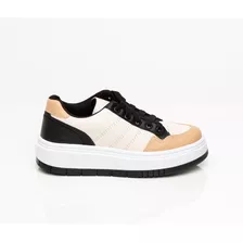 Tenis Branco Feminino Plataforma Casual Confort Barato Macio