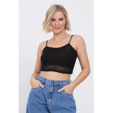 Top Tricot Cropped Lança Perfume