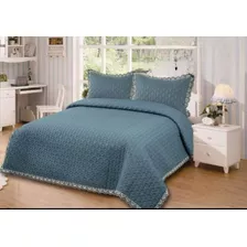 Cubrecama De Verano 2 Plazas Quilt Bordado