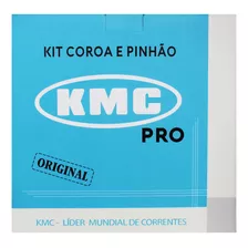 Kit Coroa Pinhão Biz 100 2013 A 2015 34x14 Dentes Kmc Pro