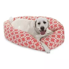 Majestuosa Cama Para Perros Bagel Con Centro Sherpa