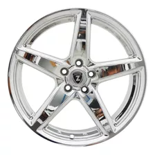 Jogo Roda Zuma Wheels Aro 15 Modelo 244 5x100 Hch Cor Cromo Ecologico