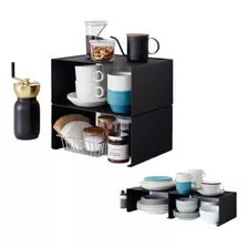 Organizador Alzada De Alacena Exahome Metal Estante Cocina