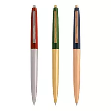 Bolígrafo - Metal Retro Pens, Set Of 3 (4328)